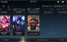 Conta ESMERALDA + 18 Skins