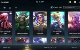 Conta ESMERALDA + 18 Skins