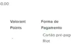 Conta de VALORANT 1060R$ Gastos diamante