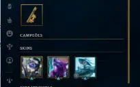 Conta LOL - Ahri Florescer Espiritual, Akali infernal + 2