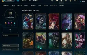Conta DIAMANTE 4 | 72% Win - Lol (League Of Legends) Elomoon