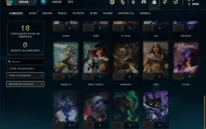 Conta ouro 2 com 34 Champs e 4 Skins