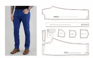 Kit 350 Moldes Roupas Em Pdf  Masculino - Super Promoção