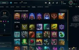 Conta LOL - Diamante IV, 66% de WR(E-MAIL NÃO VERIFICADO)