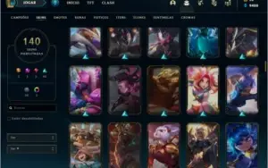 Conta prata 2 com TODOS os champs e 140 skins