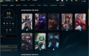 Conta LoL lvl 213 Prata II