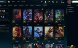 Conta LoL lvl 213 Prata II