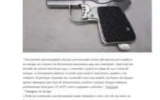 projeto pistola semi automática caseira de chapa de metal