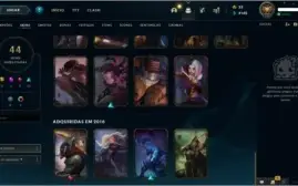 CONTA LOL PLATINA 4 - 44 SKINS - 91 CHAMPIONS