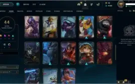 CONTA LOL PLATINA 4 - 44 SKINS - 91 CHAMPIONS