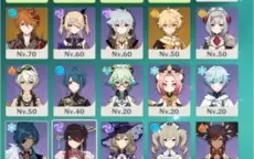 [NA] AR 47  5* Jean, Qiqi, Zhongli, Tartalia. 2 armas 5*