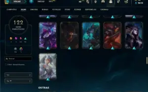 Conta prata 3 com 131 Champs e 122 Skins