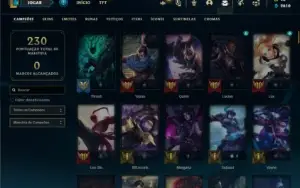 Conta prata 3 com 131 Champs e 122 Skins