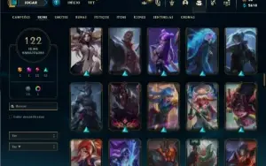 Conta prata 3 com 131 Champs e 122 Skins