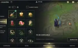 PLATINA III LV 40 + 8 SKINS + 41 CAMPEÕES + PASSE WILD
