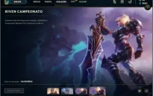 Conta LOL, Riven Campeonato S2 e Rammus Rei (Unranked SOLOQ)