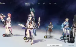Conta de Honkai Star Rail AR15 com Yukong, Welt e Gepard
