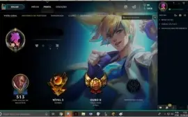 Conta lol Ouro 2