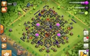 Clash of Clans - CV 10 - semi full - Mais de 5.000 em gemas!