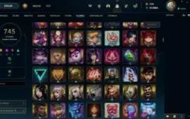 Conta lol colecionador