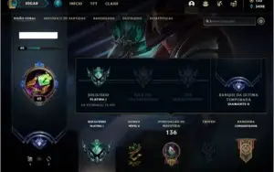 Conta platina 1 (ex D2), 19 skins e 40 champs