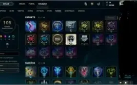 Conta muito top full champ, com quase 80 skins