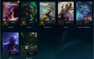 CONTA DE LEAGUE OF LEGENDS PLATINA