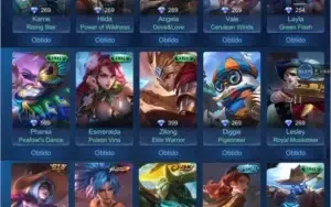 CONTA - 15 SKINS (SPECIAL, ELITE, SEASONAL)