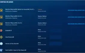 Conta Blizzard Antiga bem legal