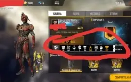 CONTA DE FREE FIRE 2 PASSE+SKINS