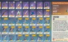 albedo arma dele 4*, Ganyu, oração aos ventos 5* Ar42