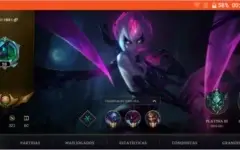 Conta  platina league of legends wild rift mobile