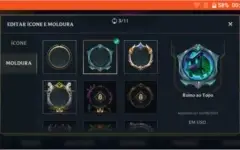 Conta  platina league of legends wild rift mobile