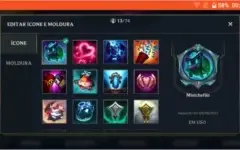 Conta  platina league of legends wild rift mobile