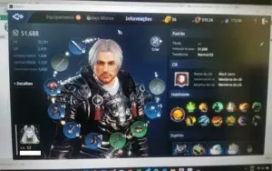 Conta MIR4 LV 53 Guerreiro