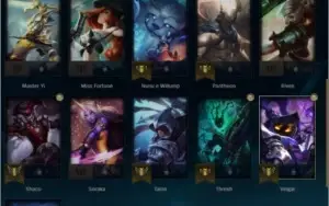 Conta LOL lvl 30 upada na mão