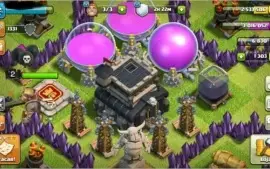 CONTA CLASH OF CLANS CV 9 SEMI-FULL + 1300 GEMAS