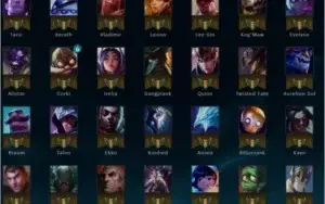 Conta League of legends 285 skins