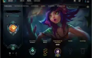 Conta League of legends 285 skins