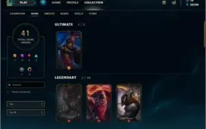 CONTA LOL PLATINA 2- 135 CHAMPS - YASUO EMISSARIO- 32K EA