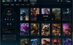 CONTA LOL PLATINA 2- 135 CHAMPS - YASUO EMISSARIO- 32K EA