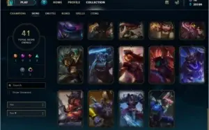 CONTA LOL PLATINA 2- 135 CHAMPS - YASUO EMISSARIO- 32K EA