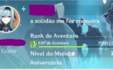 Conta com Klee, Eula, Keqing, Qiqi e Mona