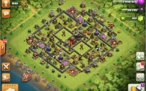 Clash Of Clans cv 10 semi-full 4 anos com troca de nome