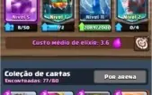 Clash royale level 11, quase todas lendarias