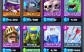 Clash royale level 11, quase todas lendarias