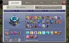 Clash Of Clans, duas contas cv13 e cv14