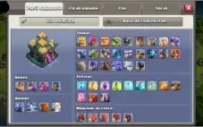 Clash Of Clans, duas contas cv13 e cv14