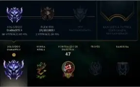 Conta Diamond 2 Winrate BOM conta ganhando muito PDL
