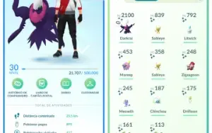 Conta Pokemon GO Nível 30 - Darkrai Shiny